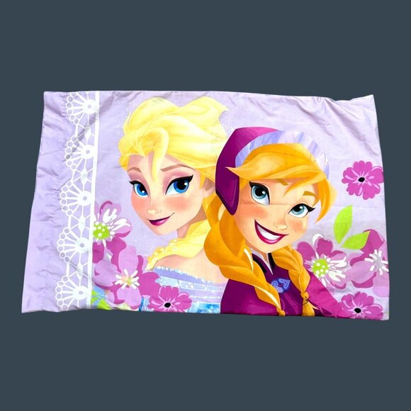 Disney Princess Twin Comforter + Frozen Pillowcase  Set Belle Cinderella Blanket - Picture 3 of 12